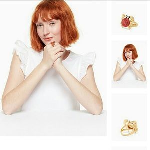 Kate spade pave crab ring